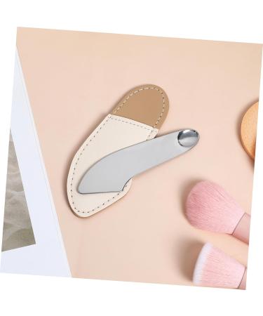 Healeved Liquid Foundation Scraper Makeup Mixing Tools Cosmetic Mixer Makeup Palette Mixer Stainless Steel - Buy Online on GoSupps.com