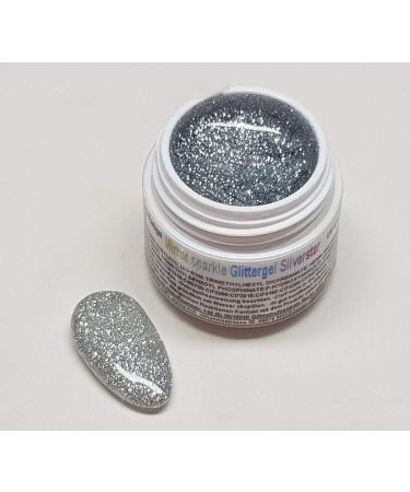 5ml UV Exclusive Mirror Sparkle Glitter Gel Silverstar