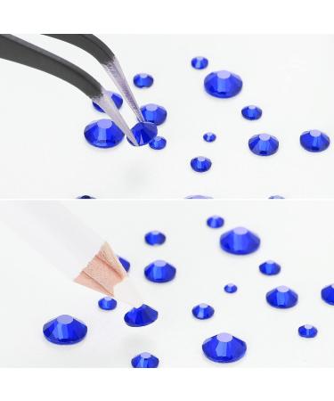 4200stk Dark Blue Nail Rhinestones - SS6-SS200 Flat Back K9 Glass Gems for Nail Art - Sparkling Charms for Stunning Designs - Buy Online on GoSupps.com