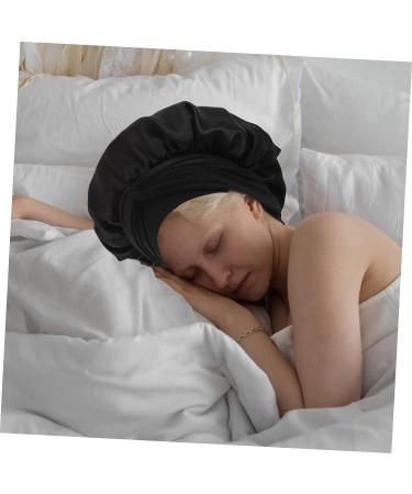 Beavorty 2pcs Satin Night Cap Set | Adjustable Silk Bonnet for Sleeping | Women's Head Wraps | Satin Sleep Hat for Hair Care - Buy Online on GoSupps.com
