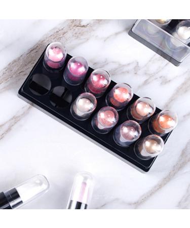 Angoily 12pcs 12 Shadow Box Highlighters Glitter Eye Shadow Girl Makeup Supplies Boxed Tool - Buy Online on GoSupps.com