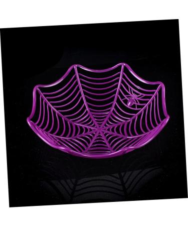 Alipis 4pcs Decorate Spider Web Fruit Bowl Halloween Food Storage Basket Fruit Dish Biscuit Fruit Basket - Buy Online on GoSupps.com