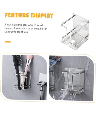 Doitool Metal Razor Hinge & Holder | Wall-Mounted Electric Shaver & Toothpaste Organizer - International Shipping - Buy Online on GoSupps.com