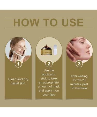 Gdiojnfg Peel Off Face Masque Ginseng Face Masque Refining Peel-off Masque 120g Refining Peel-off Facial Masque With Applicator Pore Minimizing Facial Masque Skin Care For Radiant Skin - Buy Online on GoSupps.com