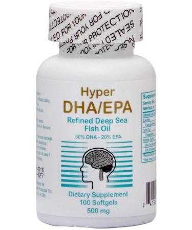 (A843) NuHealth Hyper DHA/EPA Refined Deep Sea Fish Oil 100 Softgels - Buy Online on GoSupps.com