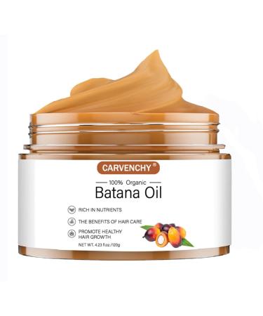 Raw Batana Oil for Hair Growth 100% Natural Batana Oil Sourced from Honduras Unrefined Promotes Hair thickness for Men & Women Moisturize Scalp Restore Dry Damaged Hair 4.2 OZ
