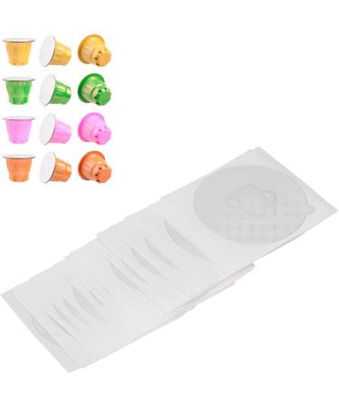 Couvercles R utilisables pour Dosettes de Caf Couvercles en Aluminium pour R utiliser les Dosettes de Caf Compatibles avec les Capsules Nespresso VertuoLine 200 Pi ces 59 Mm - Buy Online on GoSupps.com