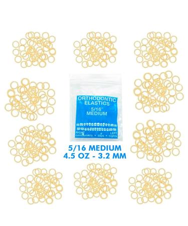 Orthodontic Intraoral Elastics - Medium 5/16 | 1000 pcs - Surgical Latex Made in USA | Shop Now at Orthodentalusa Corp - Buy Online on GoSupps.com