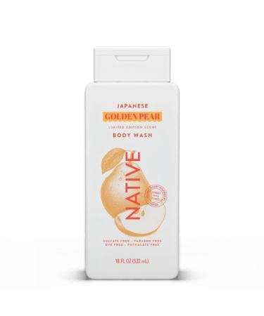 Native Japanese Golden Pear Limited Edition Body Wash Sulfate Free Paraben Free Dye Free Phthalate Free 2 Pack (Japanese Golden Pear) - Buy Online on GoSupps.com