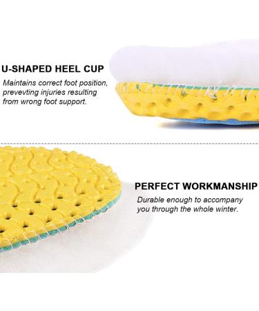 Ailaka Sheepskin Sport Wool Insoles - Premium Thick Fur Fleece Inserts for Shoes - 1 Pair - Buy Online on GoSupps.com