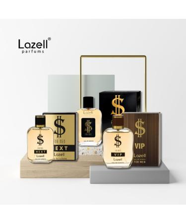 Lazell Dollar Next for Men Perfume | Impression by Million One Cologne | Eau De Toilette 3.4 Fl Oz | Citrus Woody Fragrance | European oncentrated Scent Lasts 6-9 Hours - Buy Online on GoSupps.com