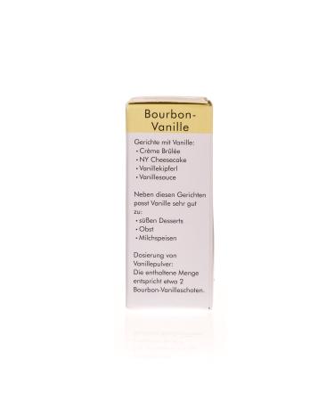 Buy Bourbon Madagascar Vanilla Powder - Premium Ground Vanilla Pods - 4g | International Shipping - Buy Online on GoSupps.com