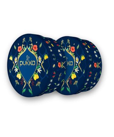 Pukka | Lot de 2 Coffret Prestige | S lection Assortiment Th & Infusions Biologiques et Ayurv diques Issus du Commerce quitable | 2x90 Sachets