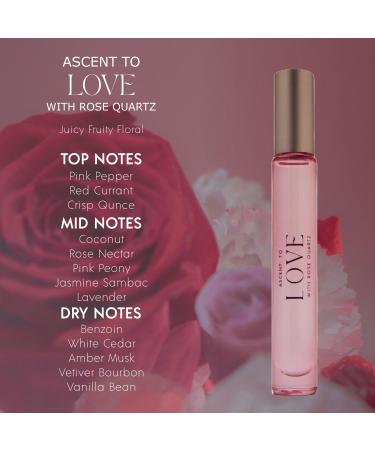 ASCENTION Ascent to Love Astral Elixir | Clean Perfume with Rose Quartz Healing Crystal Rollerball | Skin Safe Roll-On Parfum | Juicy Fruity Floral Scent w/Bergamot Jasmine & Sandalwood Ascent to Love 0.34 Fl Oz (Pack of 1) - Buy Online on GoSupps.com