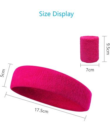 Shop Lamek 9-Stk Neon Welding Band Set - 80s Retro Headbands & Bracelets for Sports & Parties | Perfect for St. Patrick's Day - Pink Green Orange - Buy Online on GoSupps.com