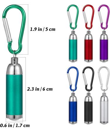 Buy Garneck 12-Piece Mini Keychain Flashlight Set - Compact LED Camping & Hiking Gear for Outdoors - Buy Online on GoSupps.com