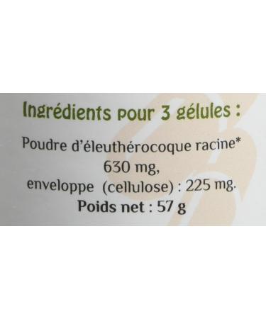 Herbs And Plants Eleutherococcus Bio 200 Vegetable Capsules 210 mg - Buy Online on GoSupps.com