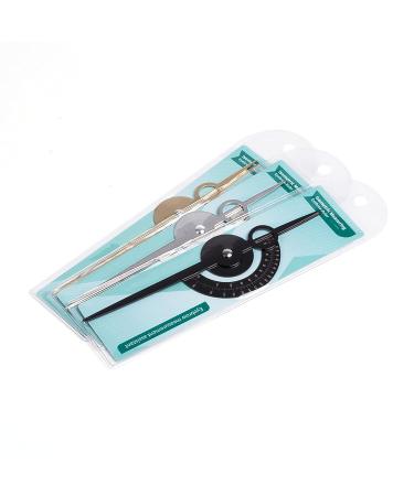 Golden Ratio Eyebrow Caliper Stencil Ruler for Makeup and Tattoo - Black - Buy Online on GoSupps.com