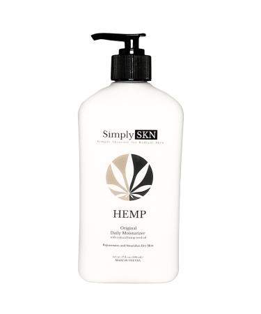 Simply SKN Original Hemp Daily Moisturizer - 17 fl. oz. - Made in USA