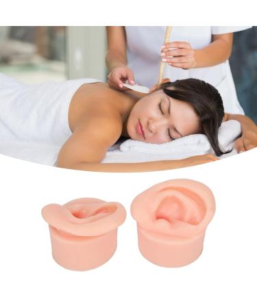 Silicone Ear Model for Jewelry Display & Practice Piercings - Left and Right Soft Flexible Fake Ear Mold for Teaching Tool - Buy Online on GoSupps.com