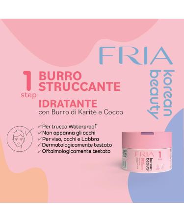 Fria Korean Beauty - D maquillant au beurre - limine le maquillage imperm able - Test sur les yeux et la peau sensible - Doux pour les yeux et les cils - 80 ml - Buy Online on GoSupps.com