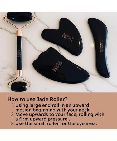 Buy Jade Roller & Gua Sha Facial Tools | Best Skincare & Beauty Products for Radiant Skin - International Shipping - Buy Online on GoSupps.com
