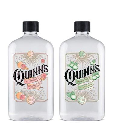 Quinn s Alcohol Free Witch Hazel Pink Grapefruit & Orange Rind 16 oz. & Quinn s Alcohol Free Witch Hazel Cucumber & Mint 16 oz.