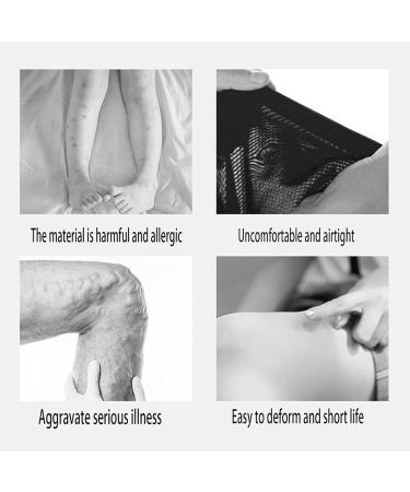 Buy Aciyd Compression Socks for Varicose Veins - Summer Thin Breathable Pain Relief - Elastic Closed Toe - Black Size S - Buy Online on GoSupps.com