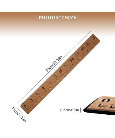36 Fish Ruler with Self-Adhesive Backing for Boats and Kayaks - EVA Foam Fish Measuring Tool | Fishing Kayak Accessories - Buy Online on GoSupps.com