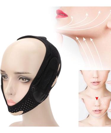 Qukaim Face Lift Up Belt Facial Slimming Strap V Face Lifting Belt Adjustable Breathable Skin-Friendly Chin Cheek Slimmer Prevents Slipping Elastic 180mm Length - Buy Online on GoSupps.com
