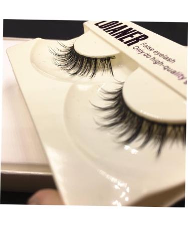 minkissy Pair Long Thick Eyelashes Fake Eyelash False Eyelash Fake Lashes Natural 3d - Buy Online on GoSupps.com