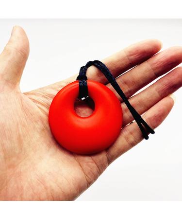 Ulvbabi 4-Piece Sensory Silicone Chew Necklace for Adults & Children | Durable Oral Bite Rings for Autism ADHD Teething & Soft Breastfeeding - Buy Online on GoSupps.com