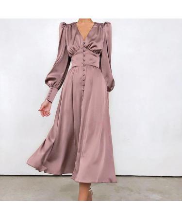 Shop Hanxiulin Ladies Mini Dress - Sexy O-Neck Evening & Leisure Dresses | Sequin Heart Neckline in Brown - Buy Online on GoSupps.com