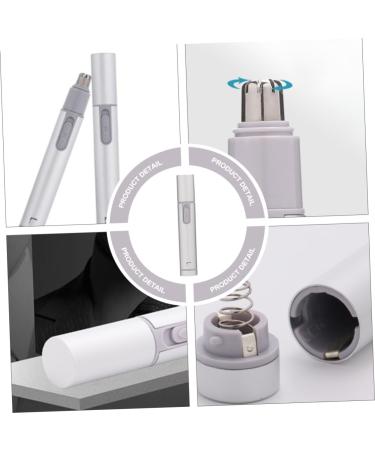 Ipetboom Nose Hair Trimmer for Men - Ear & Nose Hair Shaver Men's Face & Beard Grooming Home Use Efficient Hair Remover - White - Buy Online on GoSupps.com
