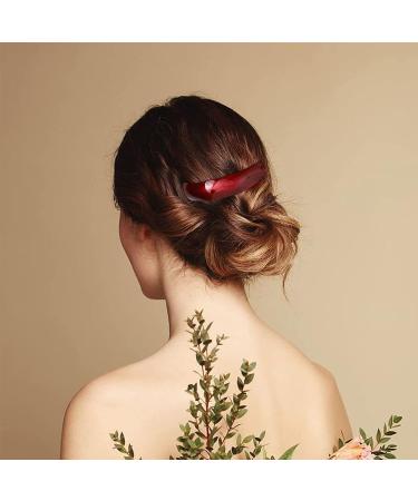 WTPIN 6-Piece Retro Large Hair Clips for Women | Automatic Acrylic Clips for Fine & Medium Thick Hair - Shop Now! - Buy Online on GoSupps.com