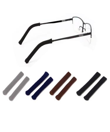 Lertreuk 4 couple knit glasses arm covers anti-slip glasses temple tips sleeve retainer sunglasses reading glasses temple pads - Buy Online on GoSupps.com