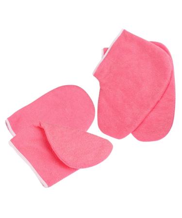 Mipcase 1ensemble Set De Et Couvertures De Wax Therapy Pour Soin Mains Ensemble De Mitaines Et Chaussettes Parafine Pour Bain De Cire Pour Usage Professionnel Domicile