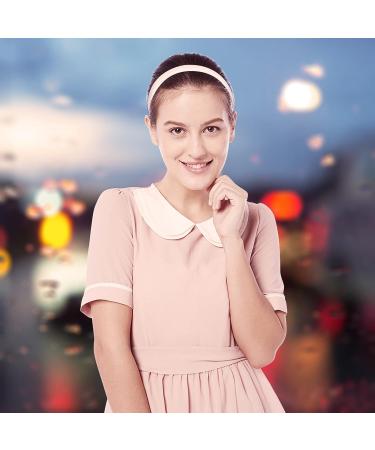 VOKOY 12 Pcs White Plastic Headbands - 1 Wide Plain Headbands for Girls and Women - Buy Online on GoSupps.com