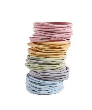FOMIYES 4 Boxes Hair Ties Bands Rope Nylon Elastic Hair Ties Pigtail Ties Elastic Stretch Ponytail Holders Hair Holder Stretch Bracelets for Women Hair Band Dense Ponytail Rope Miss