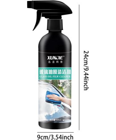 Car Oil Film Remover 500ML Outdoor Window Cleaner Glass Polishing Kit Car Glass Cleaner Gentle for Water Spots Bird Droppings Coatings Polish and Restore Glass to Clear Cle-ca - Buy Online on GoSupps.com