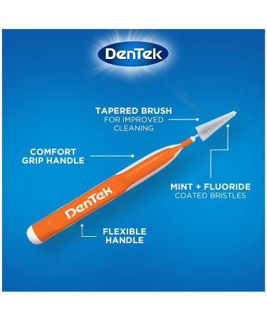 Dentek Easy Brush Interdental Cleaners Mint 16 ea - Pack of 5 | Effective Oral Care Solution - Buy Online on GoSupps.com