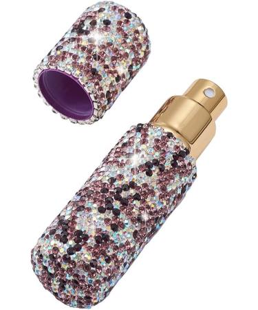 XhuangTech Portable Mini Refillable Perfume Scent Atomizer-Shiny Diamonds Empty Spray Bottle for Traveling and Outgoing of 10ml (Purple) - Buy Online on GoSupps.com