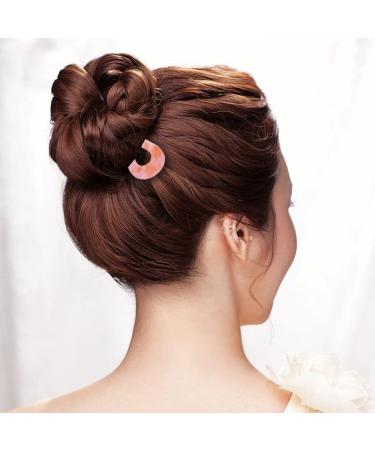 6 Pack Large U Shaped Acetate Hair Pins - Tortoise Shell French Hair Forks - Buy Online on GoSupps.com