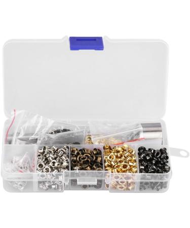 Metal Eyelet Grommet Set - 3mm x 420pcs for Shoes, Belts, Leather, and Crafts - Buy Online on GoSupps.com