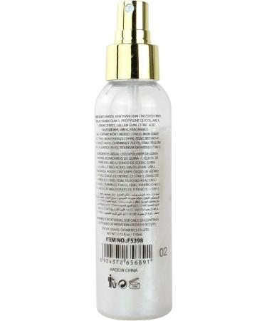 Glitter Spray for Hair & Body - Quick-Drying Waterproof Shimmer for Festivals & Stage Makeup (3.72fl Oz - White - Buy Online on GoSupps.com