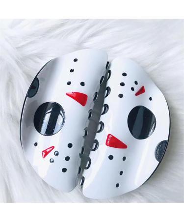 Halloween Hairpin 2PCS Funny Big Skull Ponytail Clip Hair Accessories Gothic Punk Rock Scream Hair Clip for Women Halloween Cosplay Party Favor Combination - Buy Online on GoSupps.com