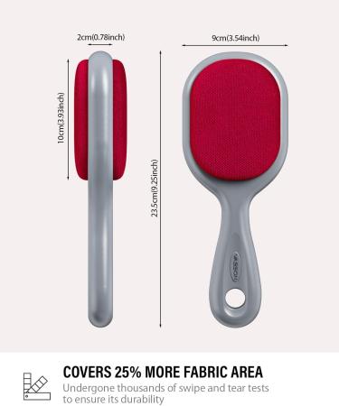 VASSON Lint Brush Set - Double-Sided Travel Velvet Lint Brush for Clothes - 2 Pack | Perfect for Pet Hair Removal & Clothing Care - Buy Online on GoSupps.com