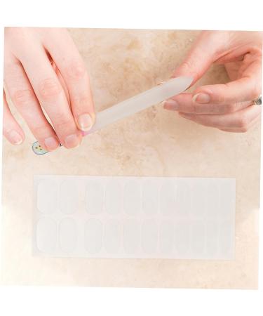 MERRYHAPY 6 Sheets Nail Patch Clear Nail Polish Gels Nail Art Stickers Sheer Nail Polish Manicure Kit Transparent Nail Polish Nail Sticker Nail Kits Gel Nail Wraps Double Sided Tape - Buy Online on GoSupps.com