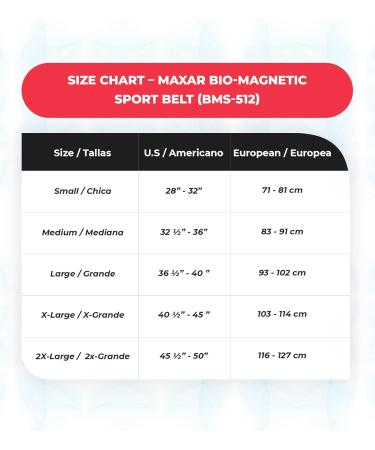 MAXAR Airprene Sports Back Brace - 18 Powerful Magnets Breathable Support Belt for Lumbosacral Pain Relief Heavy Lifting & Lower Back Support - XXL XX-Large - Buy Online on GoSupps.com