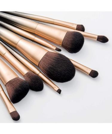 Makeup Brush Eye Shadow Eyeliner Brush Foundation Blush Blending Brow Brush Makeup Brush Set Gradient 10 Pieces Beauty - Buy Online on GoSupps.com